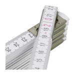 Règle pliable en bois avec certificat d'examen CE, 2M couleur blanc deuxième vue