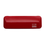 Étui métal avec 1 portemine et 1 stylo encre noire couleur rouge première vue