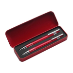 Étui métal avec 1 portemine et 1 stylo encre noire première vue