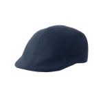 Casquette plate en coton brossé au toucher doux, 280 g/m² couleur bleu marine