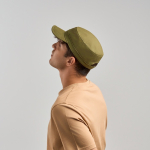 Casquette militaire en coton avec visière et velcro, 280 g/m² vue 5
