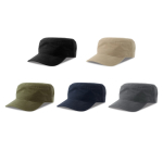 Casquette militaire en coton avec visière et velcro, 280 g/m² vue détaillée 7