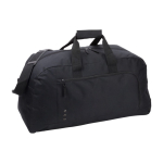 Sac de sport avec grande poche frontale et double anses couleur noir première vue