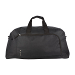 Sac de sport avec grande poche frontale et double anses couleur noir deuxième vue