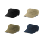 Casquette militaire à bord semi-courbé en coton écologique, 280 g/m² vue détaillée 7