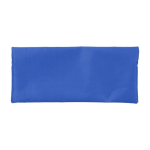Trousse scolaire rectangulaire en polyester avec fermeture noire couleur bleu ultramarine première vue