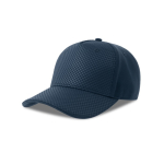Casquette écologique style automobile avec impression 3D, 230 g/m² couleur bleu marine