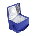 Sac isotherme dans plusieurs couleurs, 6 canettes, poignée assortie couleur bleu ultramarine troisième vue