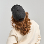 Casquette vintage non structurée en coton recyclé, 260 g/m² vue 3