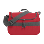 Sac isotherme en polyester avec anse de transport ajustable couleur rouge première vue