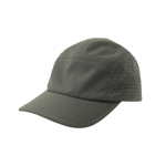Casquette de sport en polyester recyclé anti-transpiration, 105 g/m² couleur gris foncé
