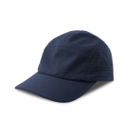 Casquette de sport en polyester recyclé anti-transpiration, 105 g/m² couleur bleu marine