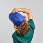 Casquette en polyester recyclé avec visière italienne, 220 g/m² vue 3