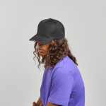 Casquette en polyester recyclé avec visière italienne, 220 g/m² vue 5