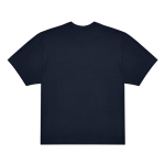 T-shirt oversized en coton durable à tissu épais, 220 g/m² B&C couleur bleu marine vue détaillée 2