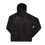 Coupe-vent pliable en polyester recyclé déperlant B&C couleur noir vue 11