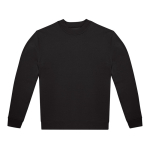 Sweat unisexe en coton et polyester à col rond, 280 g/m² B&C couleur noir vue 11