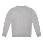 Sweat unisexe en coton et polyester à col rond, 280 g/m² B&C couleur gris chiné vue détaillée 2