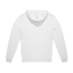 Sweat à capuche unisexe durable à coupe décontractée, 280 g/m² B&C couleur blanc vue détaillée 2
