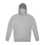 Sweat à capuche unisexe durable à coupe décontractée, 280 g/m² B&C couleur gris chiné