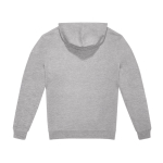 Sweat à capuche unisexe durable à coupe décontractée, 280 g/m² B&C couleur gris chiné vue détaillée 2