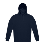 Sweat à capuche unisexe durable à coupe décontractée, 280 g/m² B&C couleur bleu marine