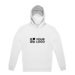 Sweat à capuche unisexe durable à coupe décontractée, 280 g/m² B&C vue avec impression