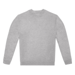 Sweat unisexe en matières écoresponsables, 280 g/m² B&C couleur gris chiné