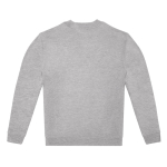 Sweat unisexe en matières écoresponsables, 280 g/m² B&C couleur gris chiné vue détaillée 2