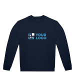 Sweat unisexe en matières écoresponsables, 280 g/m² B&C vue avec impression