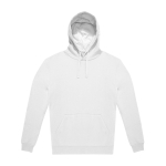 Sweat unisexe en coton au style décontracté, 280 g/m² B&C couleur blanc