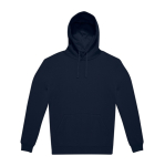 Sweat unisexe en coton au style décontracté, 280 g/m² B&C couleur bleu marine