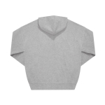 Sweat hoodie écologique unisexe oversized, 350 g/m² B&C couleur gris chiné vue détaillée 2