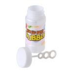 Bouteille à bulles 3 anneaux de tailles différentes, capacité de 55 ml couleur blanc première vue
