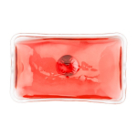 Réchauffe-mains rectangulaire réutilisable à chaleur instantanée couleur rouge première vue