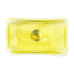 Réchauffe-mains rectangulaire réutilisable à chaleur instantanée couleur jaune première vue
