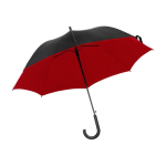Parapluie noir à 8 panneaux avec intérieur coloré, Ø103 cm couleur rouge première vue