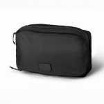 Trousse de toilette en plastique océanique avec 2 poches 96 g/m2 couleur noir vue 11