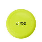 Frisbee personnalisé avec logo sérigraphié pour événement Santa Mónica couleur vert clair avec zone d'impression