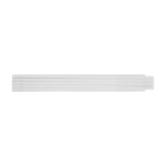 Règle pliable en plastique avec échelle en centimètres, 2M couleur blanc deuxième vue