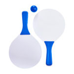 Set publicitaire de raquettes avec balle Set Tennis Plage Strand couleur bleu première vue