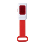 Lumière LED pour vélo avec sangle en silicone pour fixation couleur rouge première vue