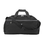 Sac de sport ou de voyage en polyester poche frontale et supérieure couleur noir première vue