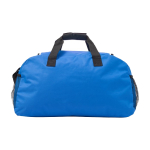 Sac de sport ou de voyage en polyester poche frontale et supérieure couleur bleu ultramarine première vue