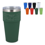 Gobelet isotherme intérieur en céramique couvercle transparent 500ml