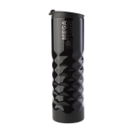 Verre thermique en acier inoxydable texturé, 460 ml couleur noir première vue