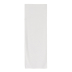 Serviette de sport en RPET spéciale pour sublimation 30x80 cm couleur blanc deuxième vue