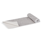Serviette en RPET à séchage rapide 200 g/m² 30 x 80 cm couleur blanc/gris