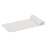 Serviette en RPET à séchage rapide 200 g/m² 30 x 80 cm couleur blanc/gris deuxième vue