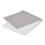 Serviette en RPET à séchage rapide 200 g/m² 30 x 80 cm couleur blanc/gris cinquième vue